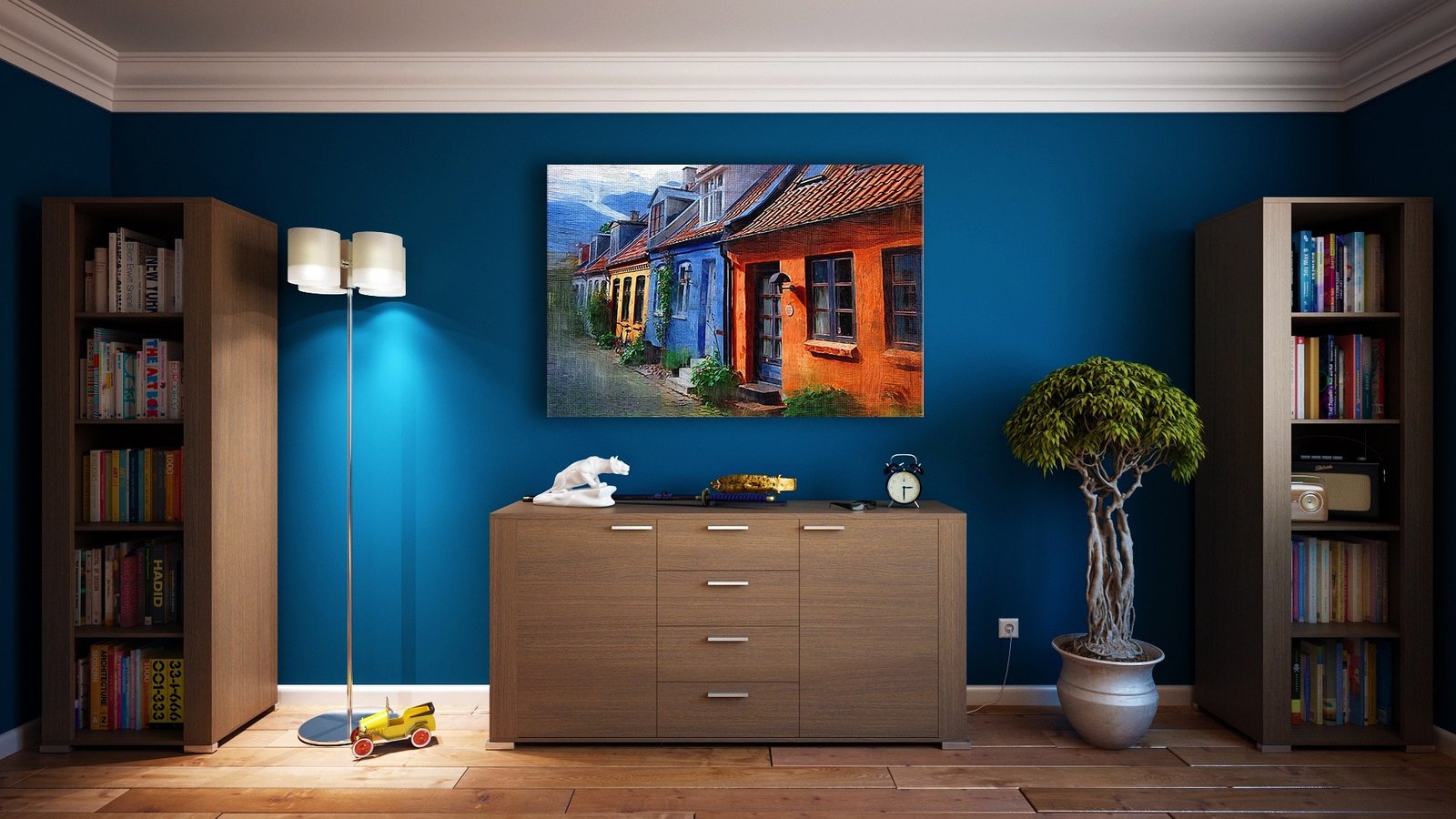 Wohnung verschönert