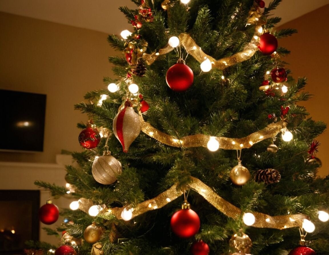 Dekorationen passend zum echten Tannenbaum auswählen - Künstlicher Weihnachtsbaum wie echt: Die besten Tipps für eine festliche Stimmung