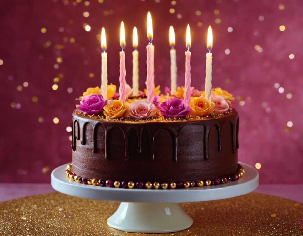 Elegante Kerzen und Kuchen-Animationen - Kreative Happy Birthday GIFs für Frauen: Die besten Ideen zum Feiern