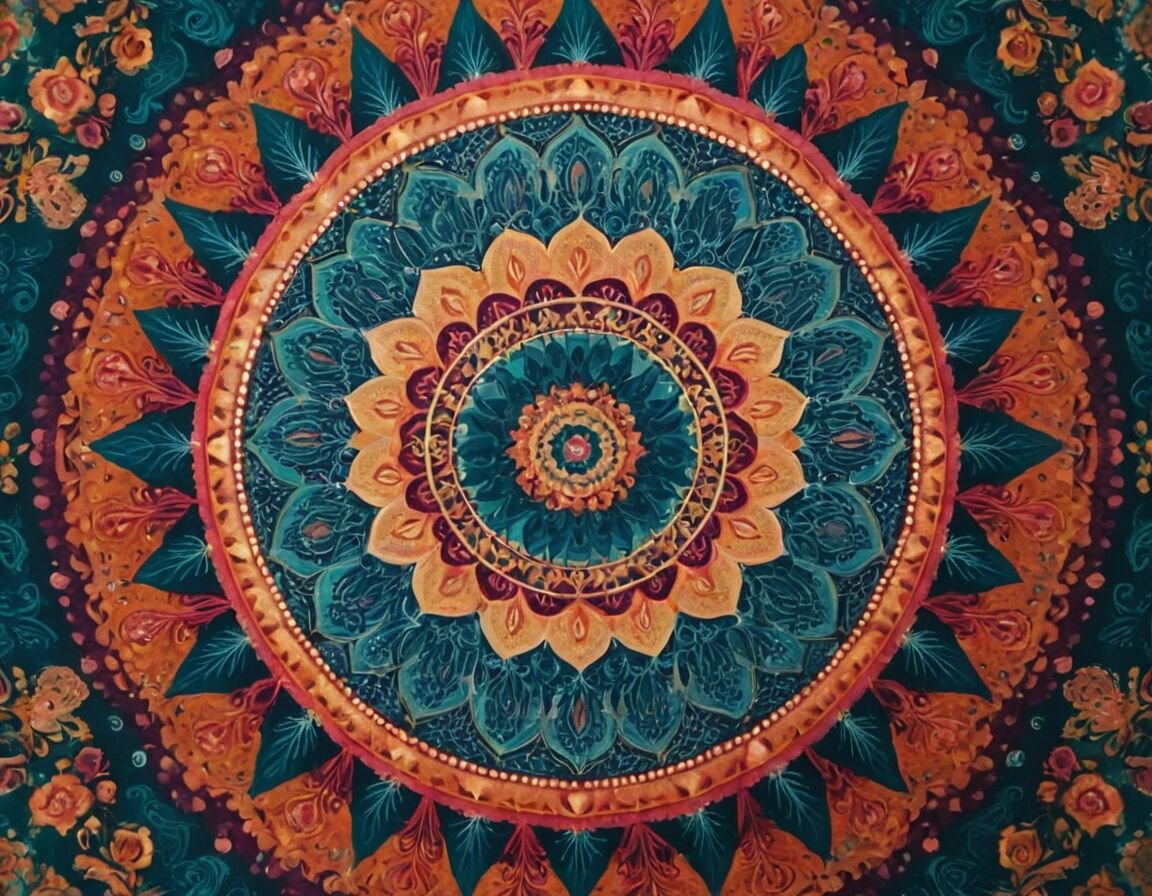 Feminine Mandala-Designs mit bunten Mustern - Kreative Happy Birthday GIFs für Frauen: Die besten Ideen zum Feiern