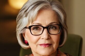 Freche Frisuren ab 60 mit Brille: Stilvolle Looks für selbstbewusste Frauen