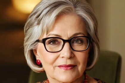 Freche Frisuren ab 60 mit Brille: Stilvolle Looks für selbstbewusste Frauen