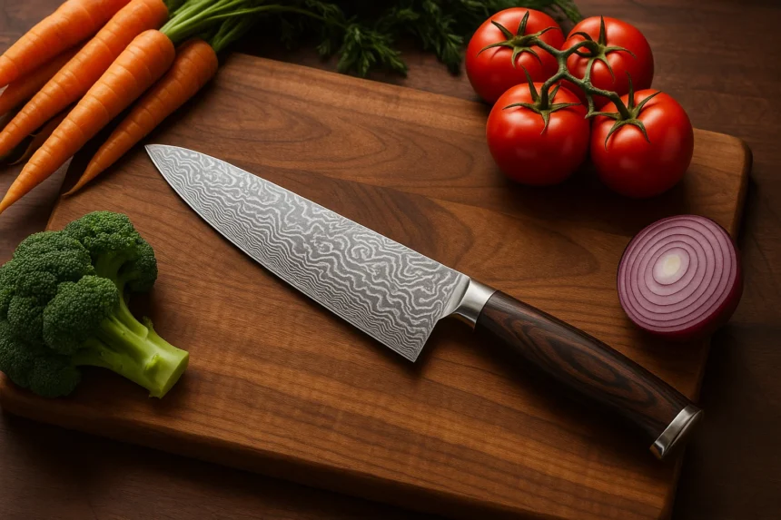 Damastmesser für Profiköche
